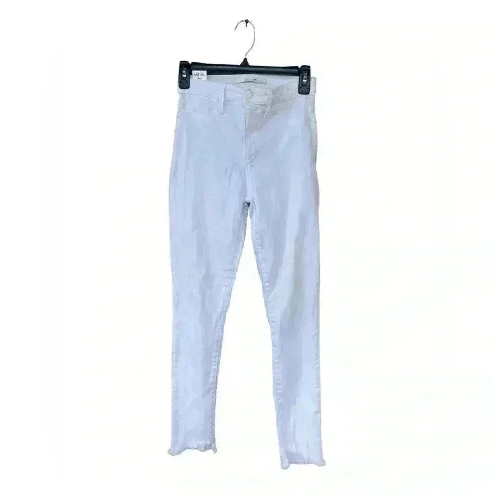 JOE’S women’s high rise white stretch jeans sz 25 gently used in great condition
